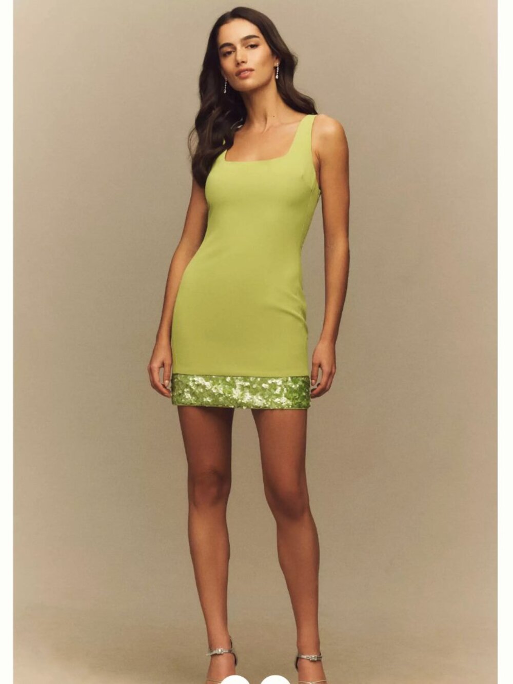 Endless Rose Sequin Mini Dress - Light Green